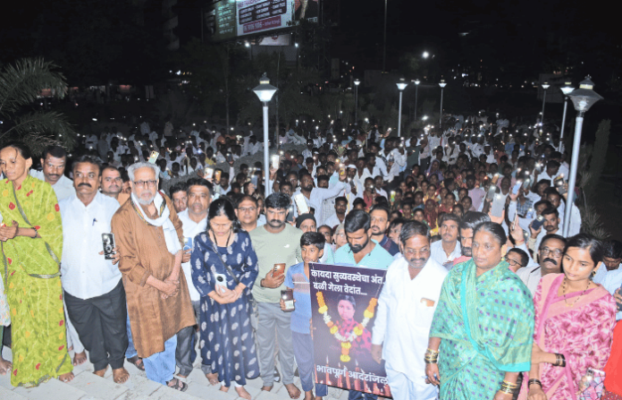 sangli-candle-march-for-vedant-bandgar-murder-case-demands-death-penalty-for-killers