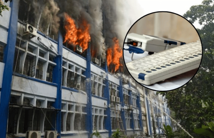 west bengal fire evm