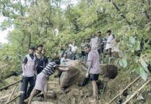 डहाणूच्या महालक्ष्मी गडावर दरड कोसळली; मार्ग झाला धोकादायक, वीज, पाणीपुरवठा खंडित