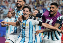 FIFA World Cup 2026 – अर्जेंटिनाकडून स्विस ऑफ, अतिरिक्त वेळेत अर्जेंटिनाची स्वित्झर्लंडवर ३-१ ने मात