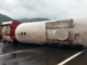 Ratnagiri news – कशेडी बोगद्यानजीक अमोनिया वाहून नेणारा टँकर पलटी; मोठा अनर्थ टळला