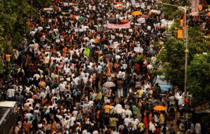 Shivaji park protest