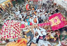 सोलापुरात रंगला संताच्या पालखीचा भेट सोहळा