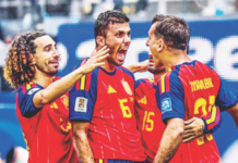 FIFA World Cup 2026 – स्पेनकिलर! ऑस्ट्रियावर 3-0 असा एकतर्फी विजय; ओयार्झाबालचे दोन गोल