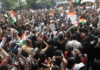 Photo – शिवाजी पार्कात तिरंगा आंदोलन