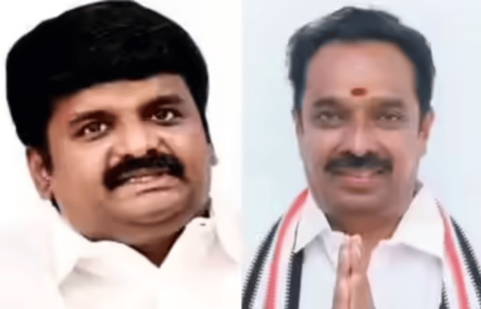 aiadmk-ex-ministers-c-vijayabhaskar-m-r-vijayabhaskar-join-tvk-party-mamallapuram