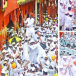 विठुनामाच्या गजरात माउलींच्या पालखीचे प्रस्थान, गांधीवाड्यात विसावला सोहळा