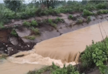 घोडाझरी उपकालवा पहिल्याच दिवशी फुटला, बांधकामाच्या गुणवत्तेवर प्रश्नचिन्ह
