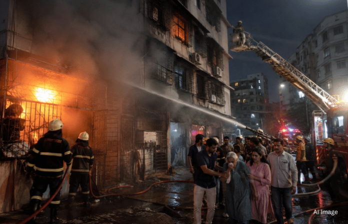 meter fire ai image