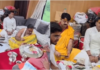 धावत्या ट्रेनमध्ये केली पूजा, व्हिडीओ व्हायरल होताच रेल्वे प्रशासनाने दिले स्पष्टीकरण