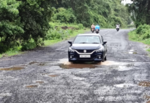 Ratnagiri News – संगमेश्वर-देवरुख राज्य मार्ग पुन्हा खड्डेमय; वाहनचालक त्रस्त