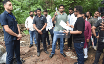 Photo – आदित्य ठाकरे यांनी मुलुंडमधील भूखंडाची केली पाहणी