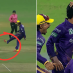 Video – चेंडू हातातून निसटला म्हणून रागात मारली लाथ अन् … क्रिकेट इतिहासातील सर्वात विचित्र धावबाद