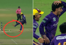 Video – चेंडू हातातून निसटला म्हणून रागात मारली लाथ अन् … क्रिकेट इतिहासातील सर्वात विचित्र धावबाद