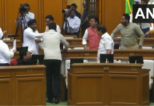 Video – दिल्लीत अधिवेशनाच्या पहिल्याच दिवशी राडा, आप-भाजप आमदारांमध्ये हमरीतुमरी