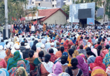 सरकारच्या शेतकरी-कामगारविरोधी धोरणांच्या निषेधार्थ हजारो आंदोलकांचा ठिय्या