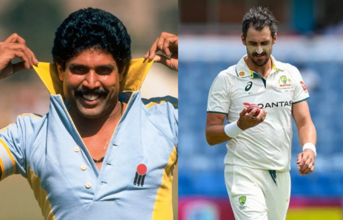 Kapil Dev And Mitchel Stark