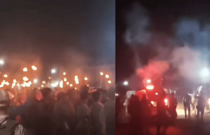 Manipur Torchlight vigil turns violent stones pelted tear gas shells fired several injured