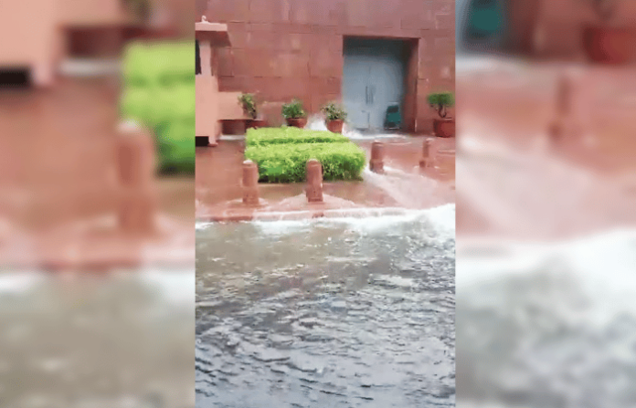 Parliament rain