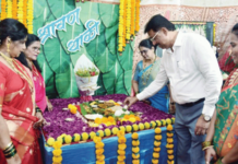 लोअर परळमध्ये सजली पारंपरिक ‘श्रावण थाळी’