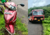 Sangameshwar News – मांजरे येथे एसटी बस आणि दुचाकीचा अपघात, दोन प्रवासी दुखापतग्रस्त