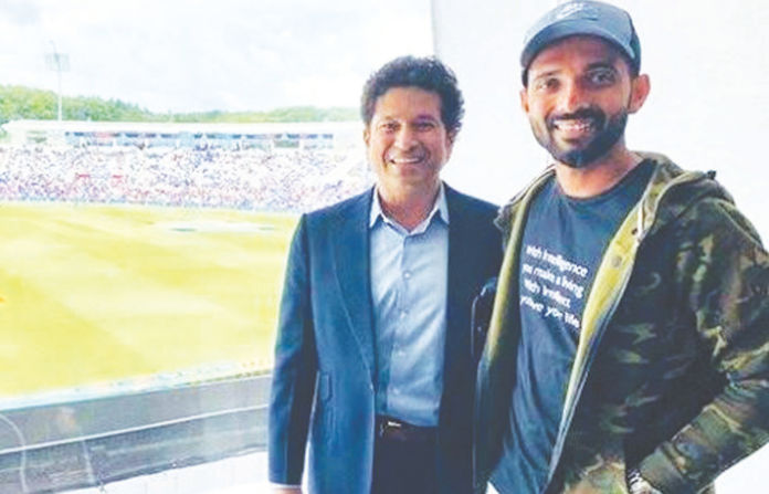 Sachin Tendulkar and Ajinkya Rahane