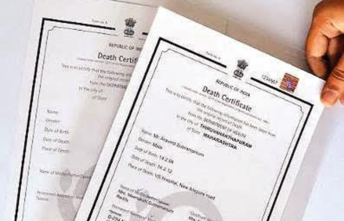 birth and death certificates