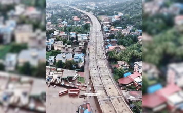 आंबेडकर चौकातील वाहतूक कोंडी सुटणार; बहुचर्चित चिपळूण उड्डाणपुलाच्या स्लॅबचे काम अंतिम टप्प्यात