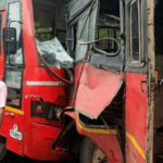 Ratnagiri News – चिरणी फाट्याजवळ दोन एसटी बसची धडक; २१ जण जखमी
