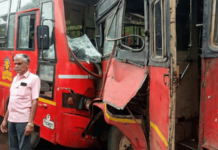 Ratnagiri News – चिरणी फाट्याजवळ दोन एसटी बसची धडक; २१ जण जखमी