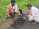 ‘हाताने उखडतोय’ 6.81 कोटींचा रस्ता! पहिल्याच पावसात बोथबोडन–जामवाडी मार्गाची चाळण, निकृष्ट कामाचा ग्रामस्थांचा आरोप