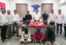 Jalna News – जालन्यात शस्त्रास्त्रांसह तिघे जेरबंद, स्थानिक गुन्हे शाखेची कारवाई; 58 हजारांचा मुद्देमाल जप्त