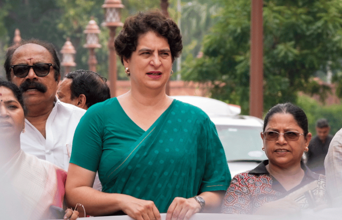 priyanka-gandhi-parliament-deadlock-demand-amit-shah-statement-student-protest