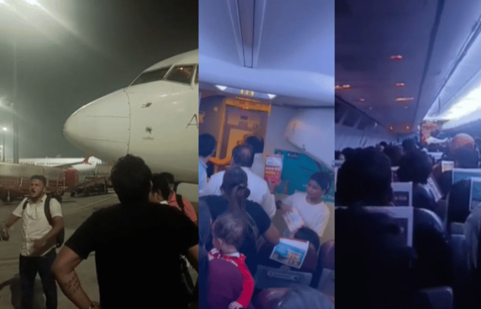 spicejet-delhi-pune-flight-ac-not-working-passenger-protest-flight-changed spicejet-delhi-pune-flight-ac-not-working-passenger-protest-flight-changed