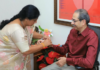 Photo – मातोश्रीवर रक्षाबंधनाचा उत्साह, उद्धव ठाकरे यांनी शिवसैनिक भगिनींकडून बांधली राखी