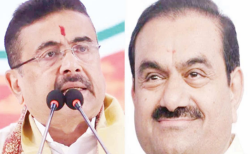 भाजपच्या विजयानंतर अदानींनी 10 लाख रुपयांची मिठाई वाटली! बंगालचे मुख्यमंत्री सुवेंदू अधिकारी यांचा गौप्यस्फोट