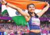 Asian Games – अॅथलेटिक्सच्या ट्रॅकवर हिंदुस्थानची पदक धाव; अन्सी, सर्वेश, तेजस्विन, हरिता, पारुलने तिरंगा फडकवला
