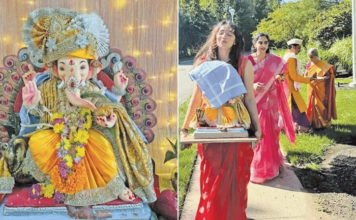 विश्वतारका, तूच तारी आता विश्वा! युद्धाचे विघ्न दूर करा! परदेशांत स्थायिक मराठी बांधवांचे गणरायाला साकडे