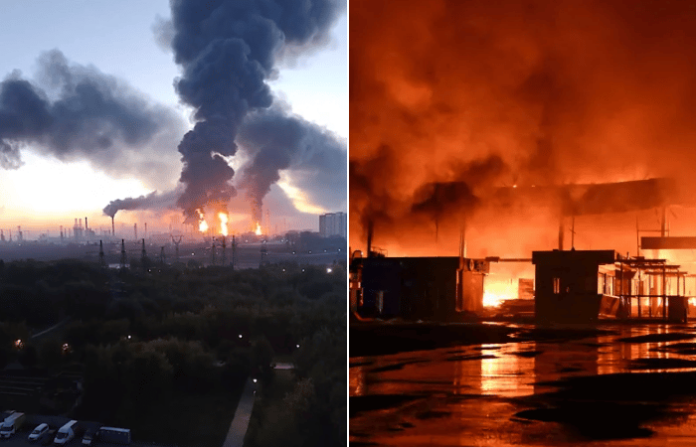 Ukraine Russia Drone Attack
