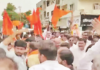 नांदेडमध्ये शिंदेंच्या दोन आमदारांना मोर्चातून हाकलले, मराठा आंदोलक आक्रमक