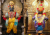 गोकुळ अष्टमी उत्सवानिमित्त श्री विठ्ठलास पारंपरिक सुवर्ण अलंकार परिधान