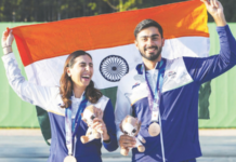 हिंदुस्थानला नेमबाजीमध्ये कांस्यपदक, अनंतजीत-परीनाज जोडीची दमदार कामगिरी