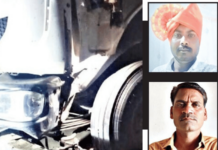 ब्रेक फेल झाल्याने बेकाबू ट्रेलर गणेश आगमन मिरवणुकीत घुसला; दोन ठार, सात जण जखमी