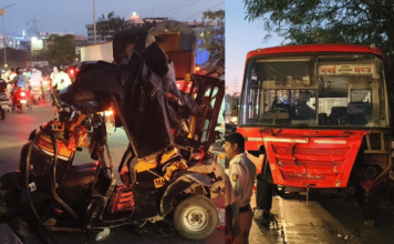 बेलापूर खिंडीत एसटीचा ब्रेक फेल; सहा वाहनांना धडक, 5 ते 6 प्रवासी जखमी