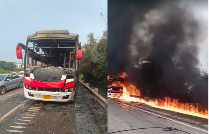 bus fire