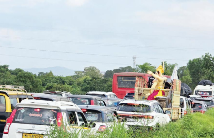 ganpati traffic jam