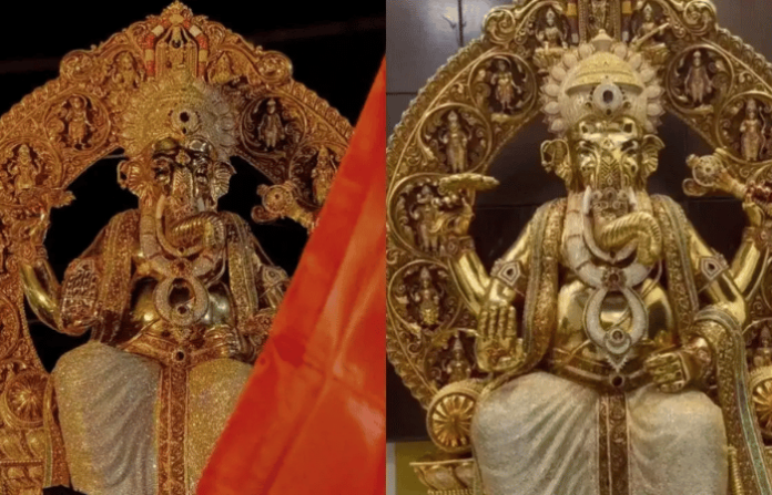 golden ganpati
