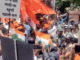 शिरोळमधील आंदोलनाला हिंसक वळण; सैनिक टाकळीतील प्रस्तावित एमआयडीसीला ग्रामस्थांचा विरोध,आंदोलकांनी तहसीलदार कार्यालयाचे गेट, काचा फोडल्या