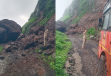 रघुवीर घाटात पुन्हा दरड कोसळली, सातारा जिल्ह्यातील 20 ते 22 गावांचा रत्नागिरीशी संपर्क तुटला