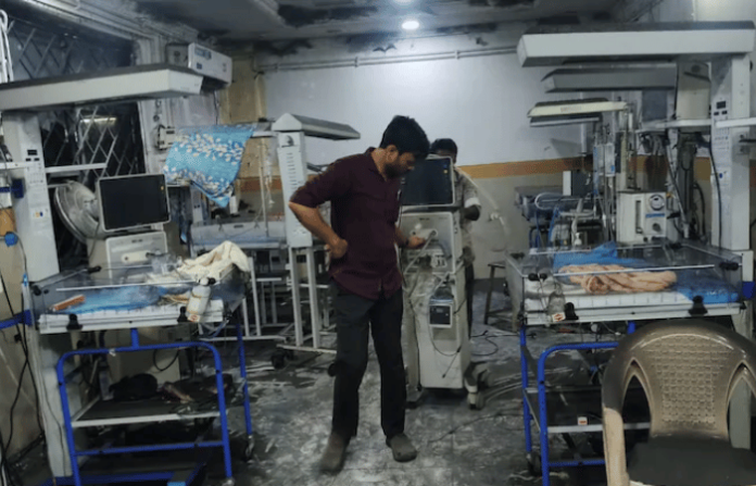telangana ac blast hospital